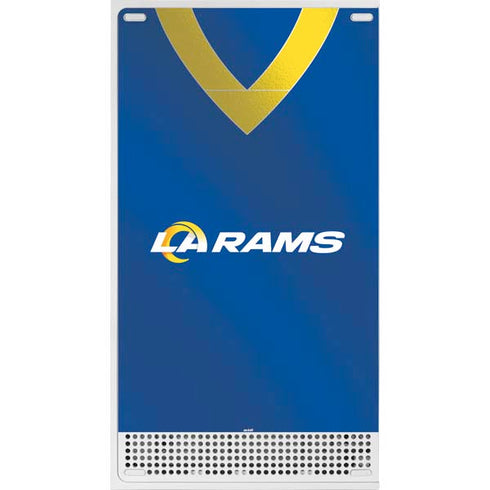 NFL Los Angeles Rams Team Jersey Xbox Series S Console Skin